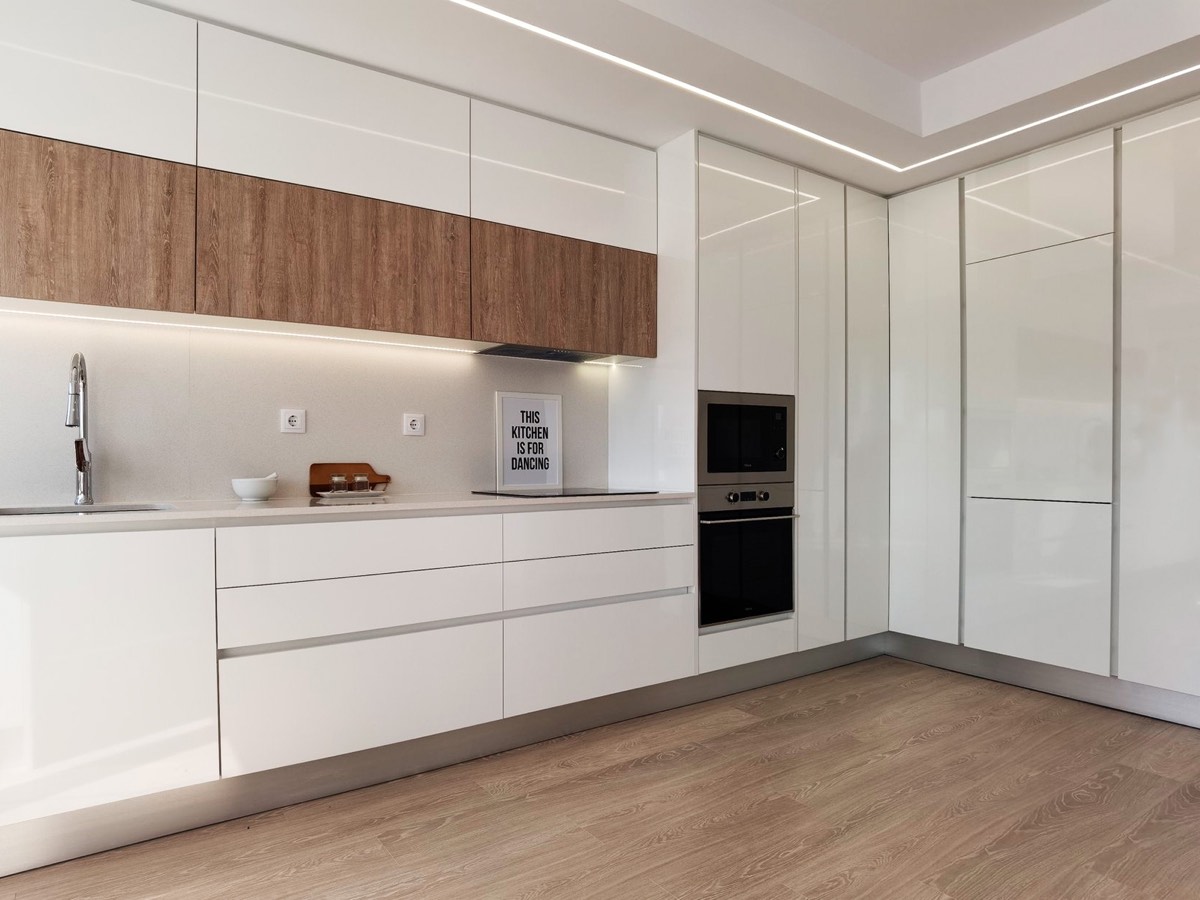 Cozinha contemporânea integrada